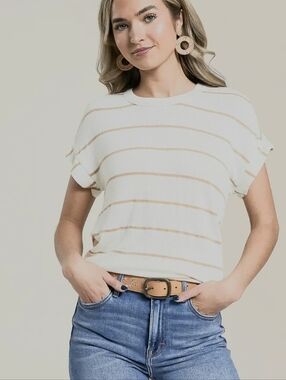 Blu Pepper Striped Top